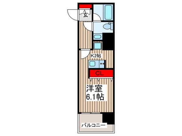 ベルシード大島の物件間取画像